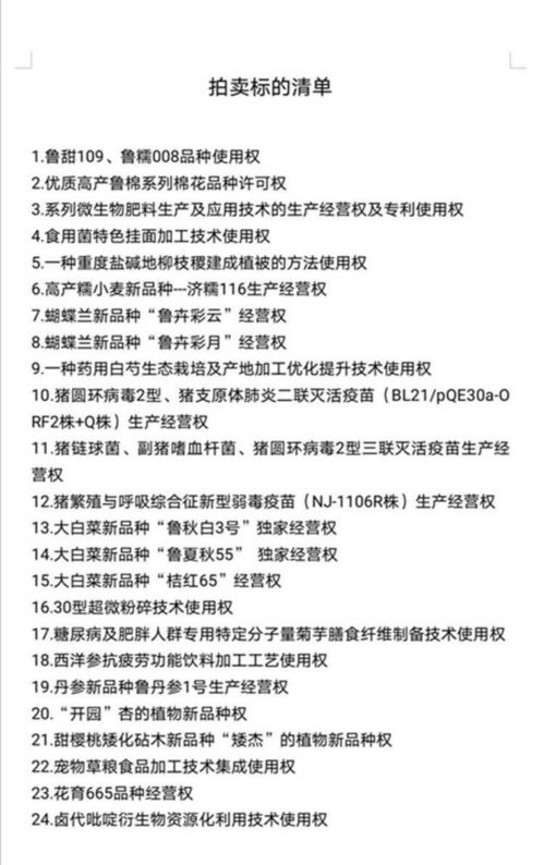 山东省农科院首届科技成果秋季拍卖会在济南成功举办，24项成果成交额突破1亿元